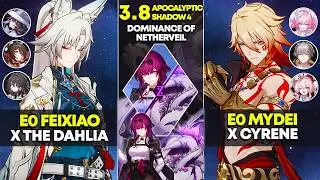 E0 Фэйсяо x Далия и E0 Мидей x Сирена | Апокалиптическая тень 4 | Honkai Star Rail 3.8