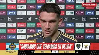 &iexcl;DECLARACIONES de LAUTARO BLANCO! | BOCA 2 - 2 BENFICA
