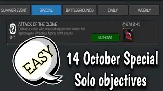14th October mcoc special solo objective //Side Quest