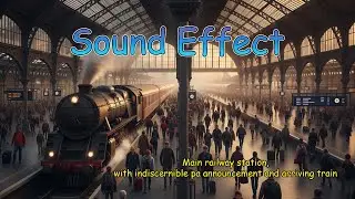 Central Railway Station Ambience - Sound Effect - SFX