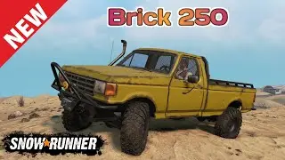 New Pickup Truck Brick 250 In SnowRunner Season 10 @TIKUS19