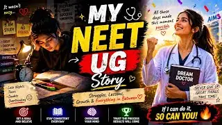 My neet ug story how i cleared my neet exam in last 3 months 