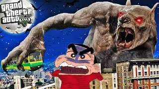 GTA 5 : Shinchan & Franklin Finding The ALPHA WEREWOLF In GTA 5 ! (GTA 5 mods)