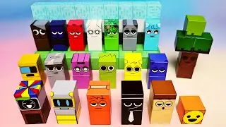 New SPRUNKI Minecraft Magnetic Satisfying with Unboxing Compilation Toys ASMR
