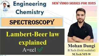 Spectroscopy | Beer-Lambert law | Beer Law | Lambert Law | #EngineeringChemistry #spectroscopy