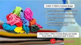 Color Tshirts Cotton Rags