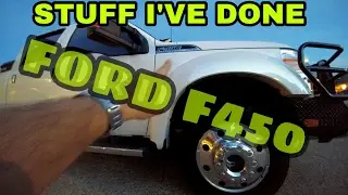 An Amazing Ford F450 Truck and some awesome  upgrades