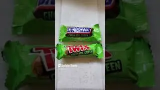 Ghoulish Green Snickers and Twix (not sponsored) #food #candy #joke