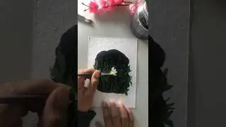 Easy painting Day :- 7/30 challenge #art #painting #shorts #viral #youtubeshorts