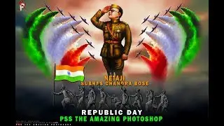 Republic Day - Photoshop Manipulation Tutorial l photo Effects l Graphic design