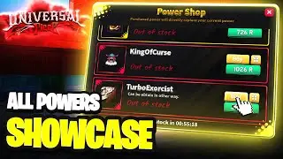 Universal Piece ALL Powers FULL SHOWCASE   System Breaker, King Of Curses, Turbo Exorcist & More