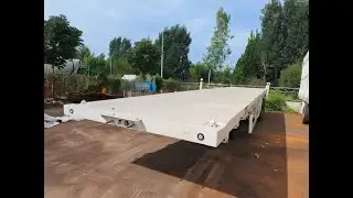 Very Popular 3 Axle Flatbed Trailer with Best Price | China Leading Container Trailer Manufacturer