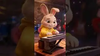 🐰🎶 Mini World Kelinci Bermain Musik di Bawah Tanah | Bintang di Langit versi Kelinci #kelincilucu