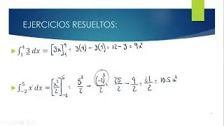 INTEGRALES DEFINIDAS EJERCICIOS RESUELTOS