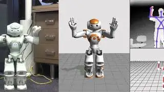 [2012] Kinect NAO - Real-Time Motion Mapping - Demo 1