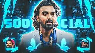 500 HUNDRED SPECIAL BEAT SYNC EDIT 🔥 FT. KL RAHUL ❤️ 