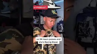 HYPEBEAST: I CAN&rsquo;T BELIEVE SHE OUTFLEXED ME! 🤯👟 #shorts