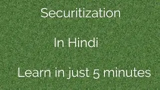 Securitization in Hindi | Only Audio