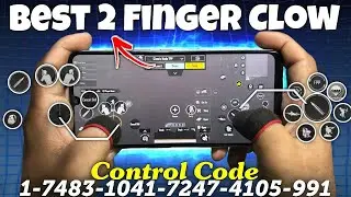 JONATHAN GAMING Inspired 2 Finger CLAW CONTROL CODE | BGMI & PUBG MOBILE Best Settings 2025
