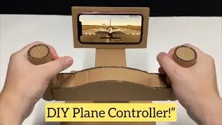 Cardboard Se Banaya Aeroplane Gaming Controller! 😱 | DIY Flight Simulator 