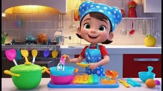 Игрушечные кухни: Готовь, готовь, готовь! | Английская детская песенка | Детские песни | Музыка д...