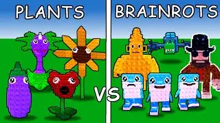 Epic Battle in Roblox PLANTS VS BRAINROTS