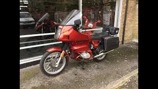 BMW R80RT 1983 RED START UP & REVIEW