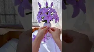 Pupr lover easy diy chenille stem lily flower #diy #gift #diyflowers #diycrafts #flowercraft #flower