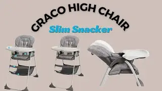 Amazon Graco High Chair| Unboxing| Review| Slim Snacker High Chair| Amazon Review
