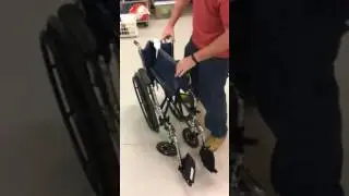 Folding and Unfolding a Wheelchair