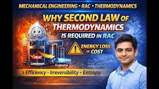 Importance Second Law is Important in Refrigeration & Air Conditioning | RAC| Diploma & Polytechnic