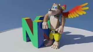 Banjo Kazooie 3D Model Turntable