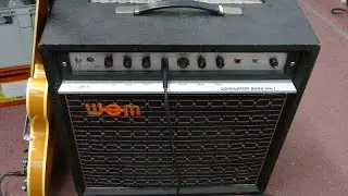 WEM Dominator Bass Mk1. Vintage 1973. Service and Sound test.