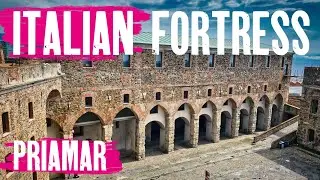 Fortezza Del Priamar | Medieval Castle Savona | 4K Drone View | Italy