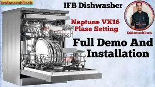 #IFB Dishwasher | #NaptuneVX16 Plase Setting | Full Demo in Hindi | #installation |best model 2025