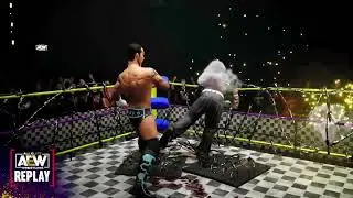 CM Punk vs Jeff Hardy - Exploding Barbed Wire Death Match - AEW Fight Forever (Gameplay)