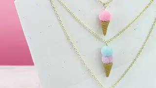 DIY Aromatherapy Ice Cream Necklace | HG Craft | HelloGiggles