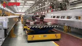 High Automation Smart Running AGV Transfer Cart/1 Ton Remote Control AGV