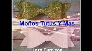 LAZO DE FOAMY GOMA EVA Paso a Paso FOAMY HAIR BOW Tutorial DIY How To PAP Video 59