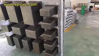 EPS box mold with 5 different size in the same mould for EPS machine
