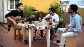 Toto, Raul y Jose en la azotea de JMCestudios probando reggae sound