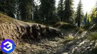 USurfaceMesh - Creating a muddy river bank with Quixel materials