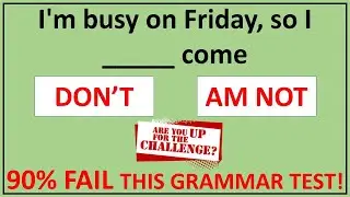 Do you make these common grammar mistakes  | Take the English grammar quiz | Fun Grammar Test