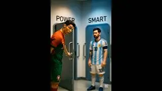 Ronaldo chose POWER&hellip; Messi chose SMART 😂⚽#shorts #football