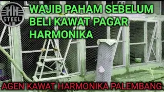 PERHATIKAN INI SEBELUM  MEMBELI KAWAT HARMONIKA PAGAR SERTA JENISNYA. AGEN KAWAT HARMONIKA PALEMBANG