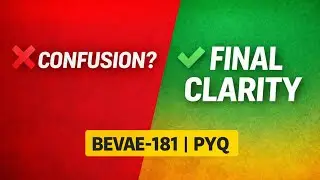 BEVAE-181 EVS PYQ | Confusing Questions Explained | Correct Concepts | IGNOU Exam