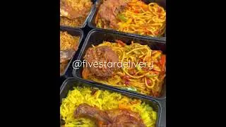 The food is ready for delivery #5StarDelivery | #WeDeliver