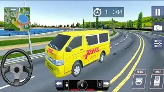 new Pizza delivery van simulator games | express delivery simulator gameplay updated #new