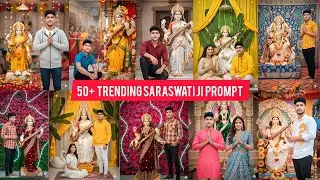 Saraswati Puja AI Photo Editing 2026 | Gemini Saraswati Puja Photo Editing | Saraswati Puja Prompt