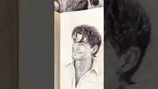 Morten Harket mini portrait #drawing #aha #mortenharket #portraitdrawing